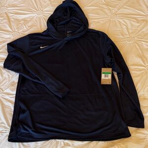 ✅NWT- women’s XL Nike Dark Blue/Navy Hoodie long sleeve shirt.